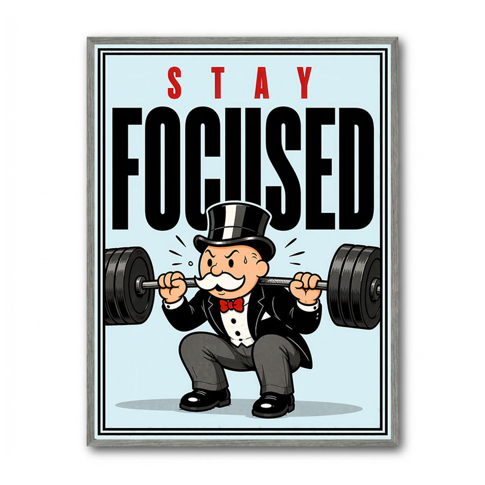 Stay Focused Fitness Gym Motivation