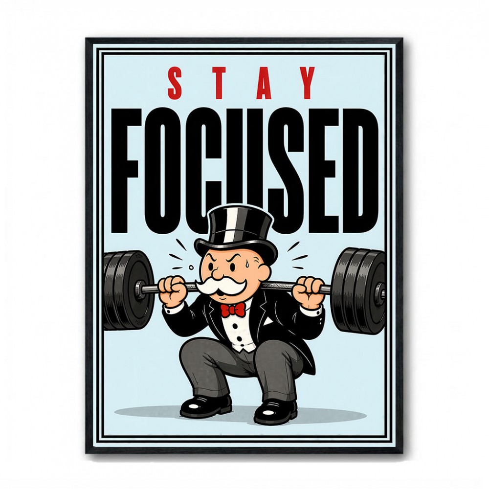 Stay Focused Fitness Gym Motivation