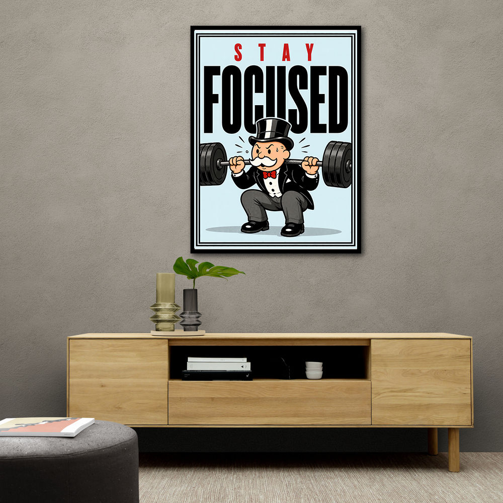 Stay Focused Fitness Gym Motivation