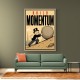 Build Momentum – Hard Work & Progress Wall Art