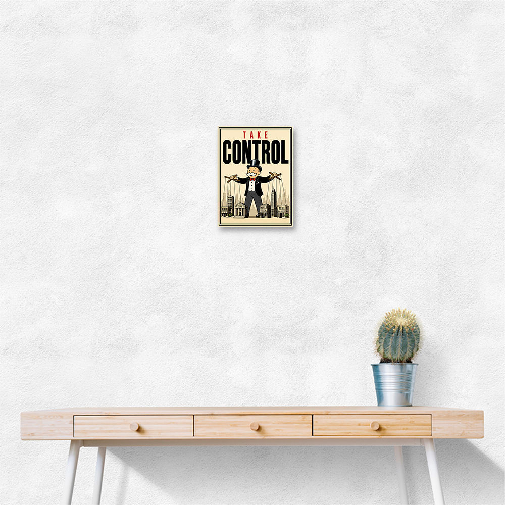 Take Control – Wealth & Power Motivational Wall Art