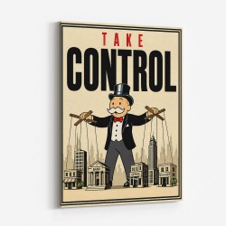 Take Control – Wealth & Power Motivational Wall Art