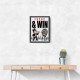 Focus & Win – Target Achievement Motivational Art