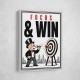 Focus & Win – Target Achievement Motivational Art