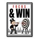 Focus & Win – Target Achievement Motivational Art