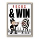 Focus & Win – Target Achievement Motivational Art