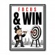 Focus & Win – Target Achievement Motivational Art