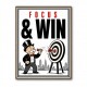 Focus & Win – Target Achievement Motivational Art