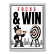 Focus & Win – Target Achievement Motivational Art