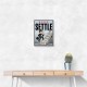 Never Settle – Success Ladder Motivational Art