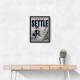 Never Settle – Success Ladder Motivational Art