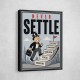Never Settle – Success Ladder Motivational Art