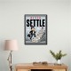 Never Settle – Success Ladder Motivational Art