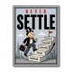 Never Settle – Success Ladder Motivational Art