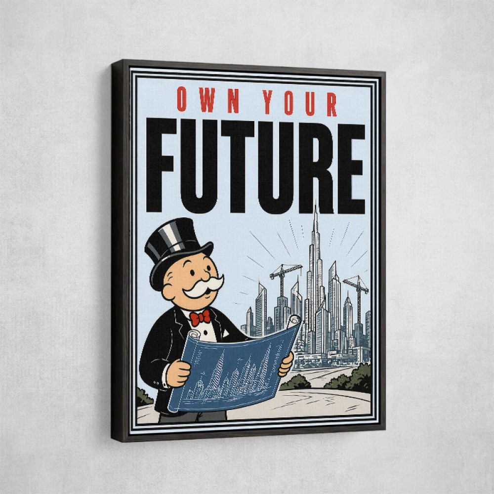 Own Your Future – Dubai Success Vision Art