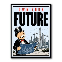 Own Your Future – Dubai Success Vision Art