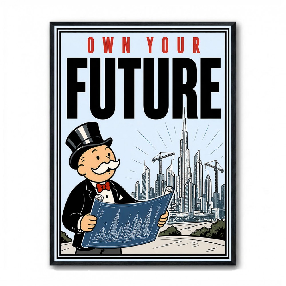 Own Your Future – Dubai Success Vision Art