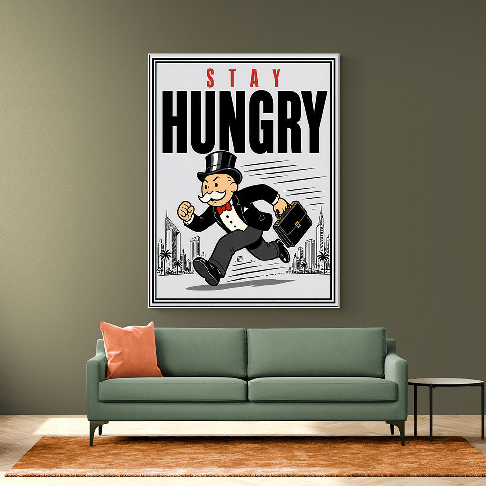 Stay Hungry – Hustle & Drive Motivational Art
