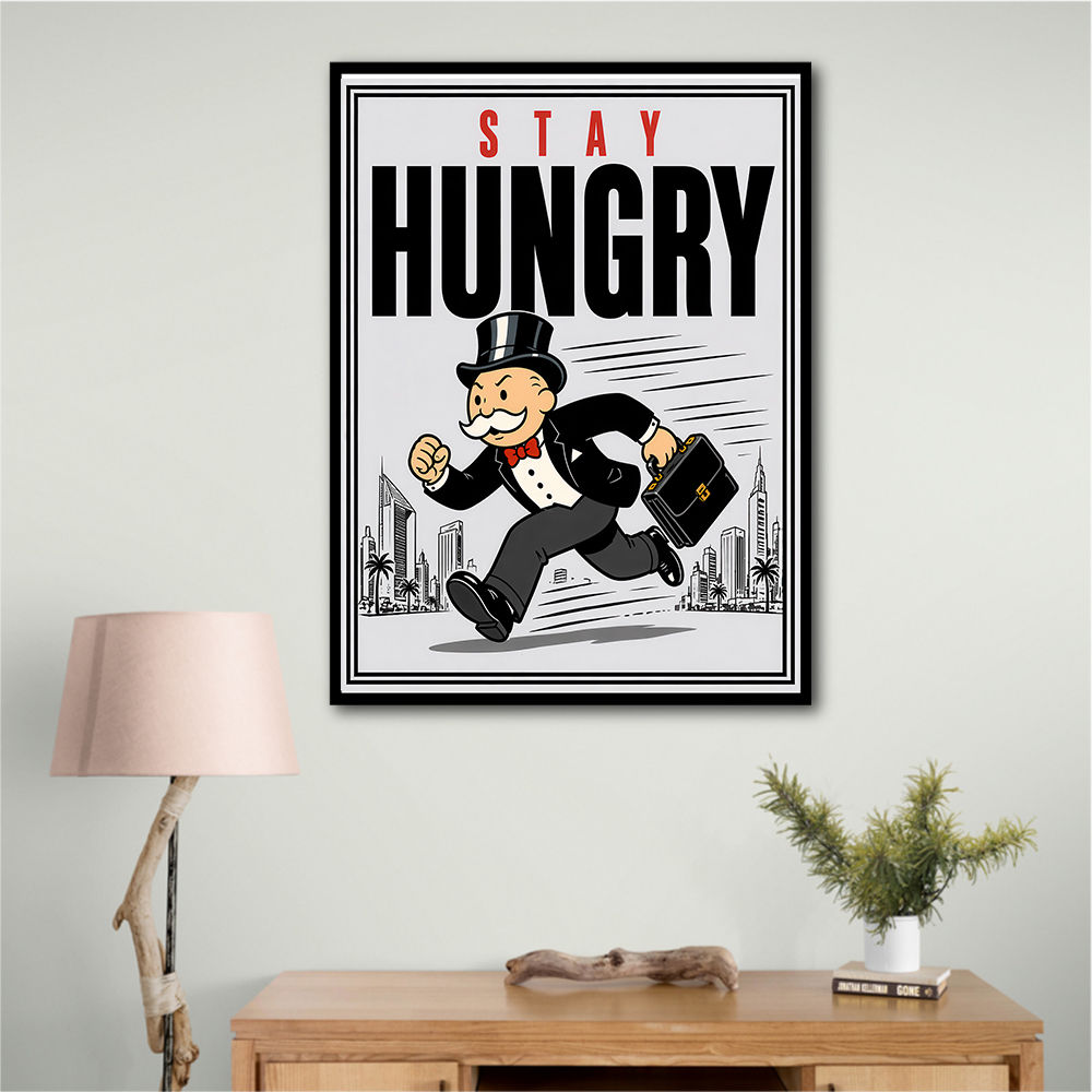 Stay Hungry – Hustle & Drive Motivational Art