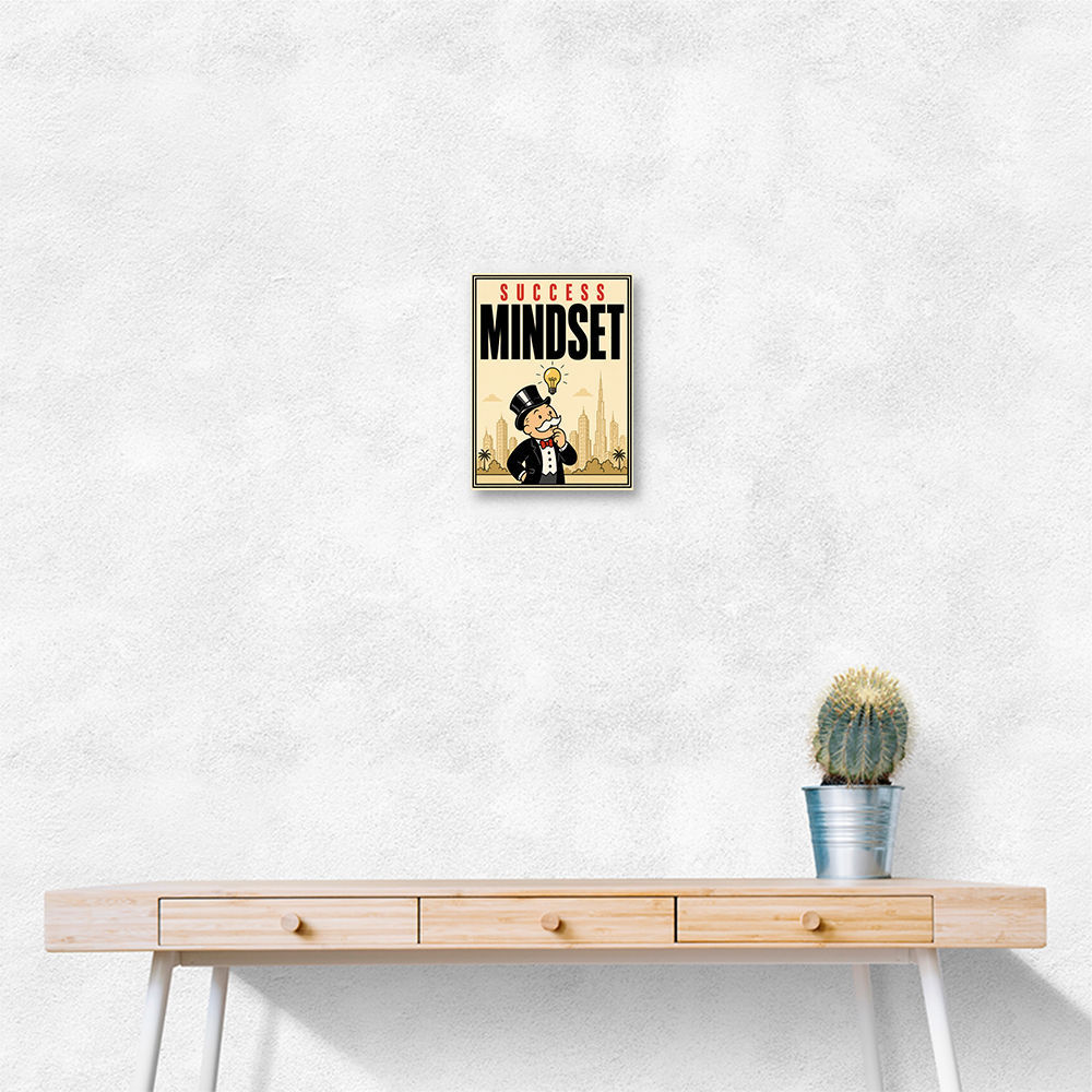 Success Mindset – Idea & Growth Motivational Wall Art