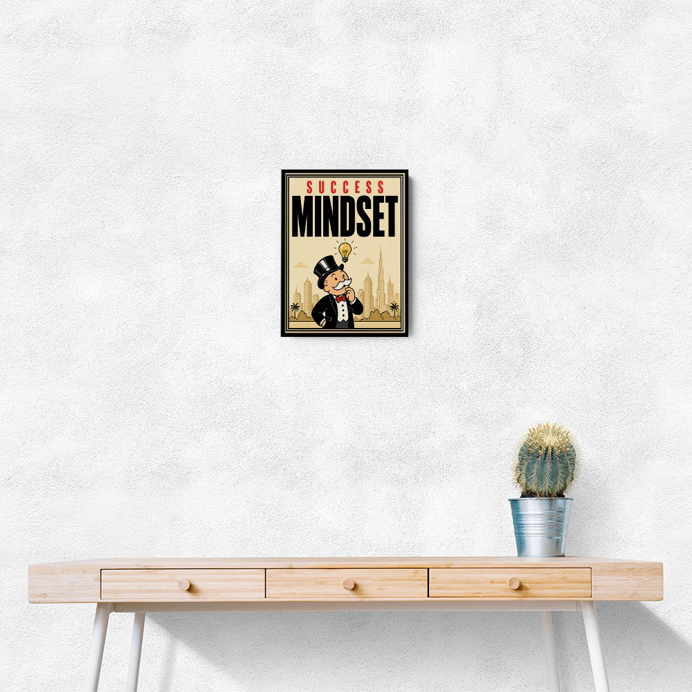 Success Mindset – Idea & Growth Motivational Wall Art