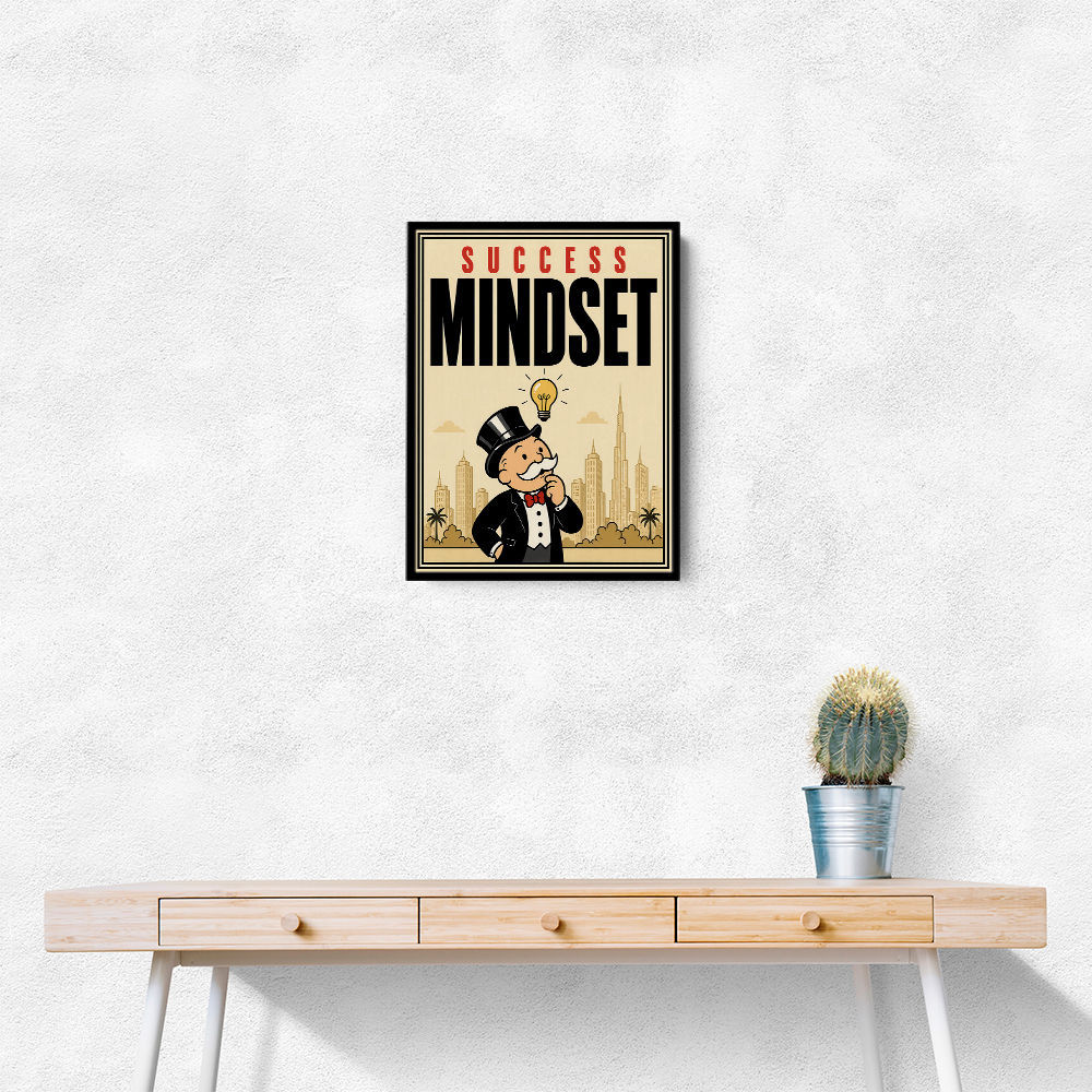 Success Mindset – Idea & Growth Motivational Wall Art
