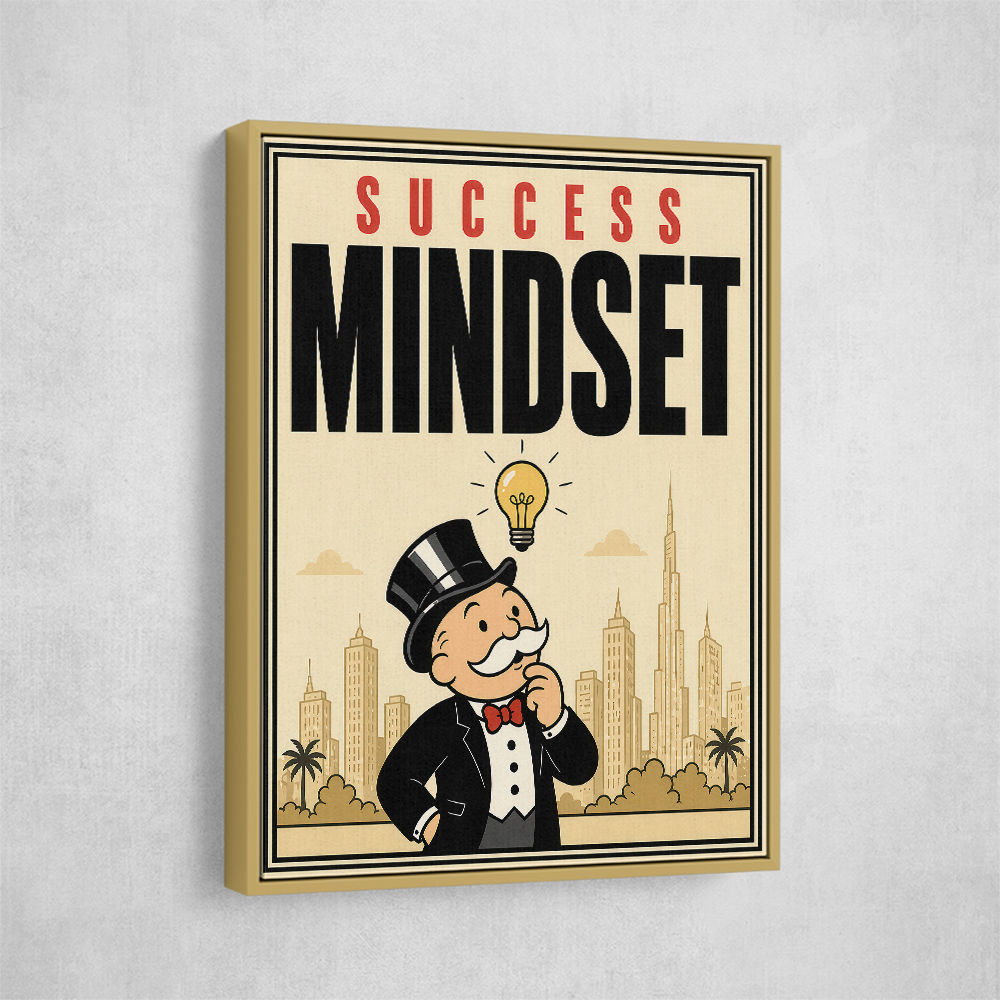 Success Mindset – Idea & Growth Motivational Wall Art