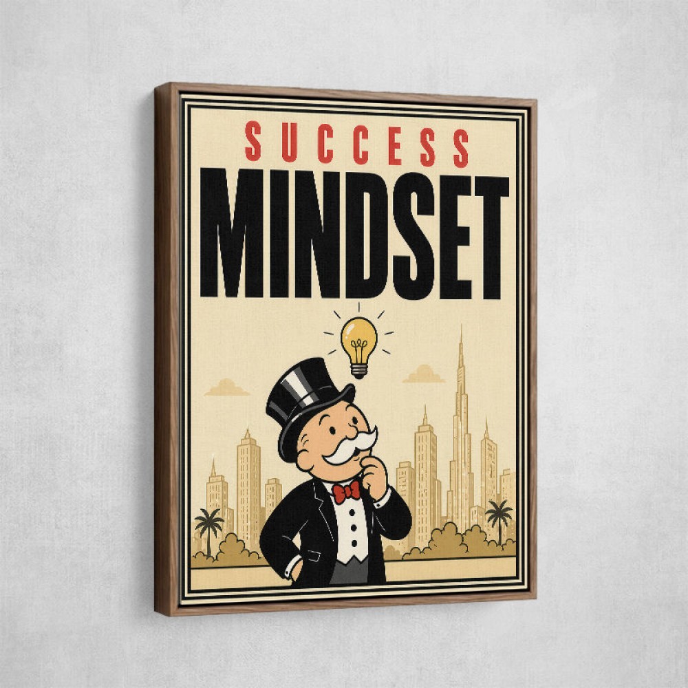 Success Mindset – Idea & Growth Motivational Wall Art