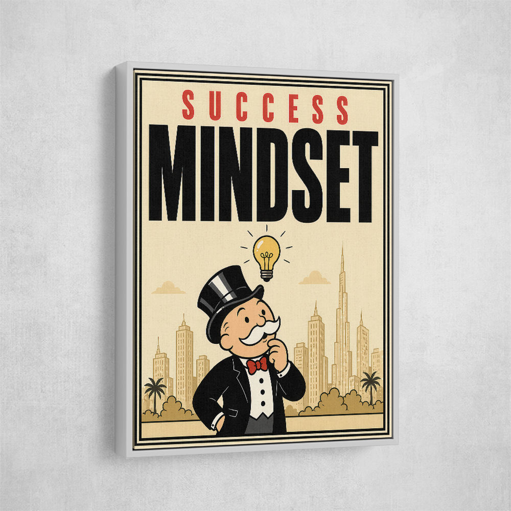 Success Mindset – Idea & Growth Motivational Wall Art