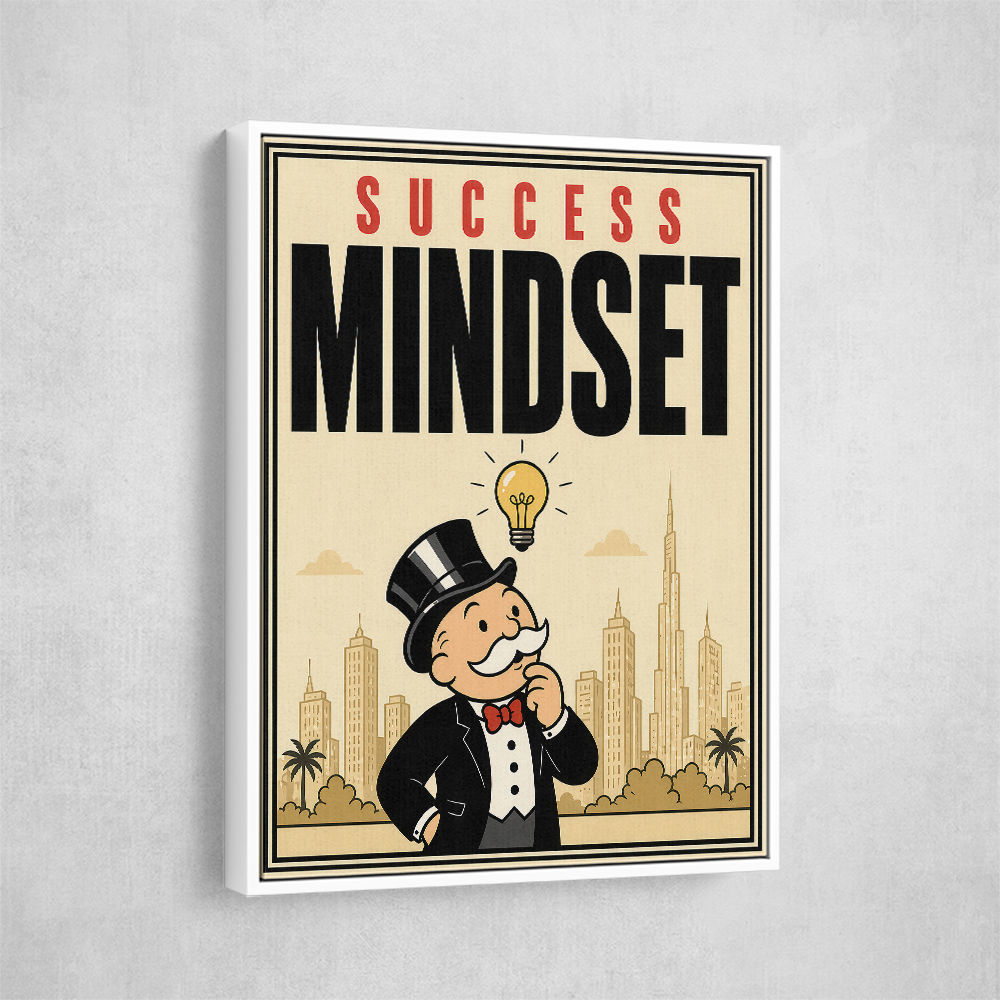 Success Mindset – Idea & Growth Motivational Wall Art