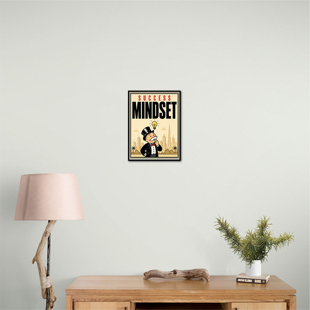 Success Mindset – Idea & Growth Motivational Wall Art