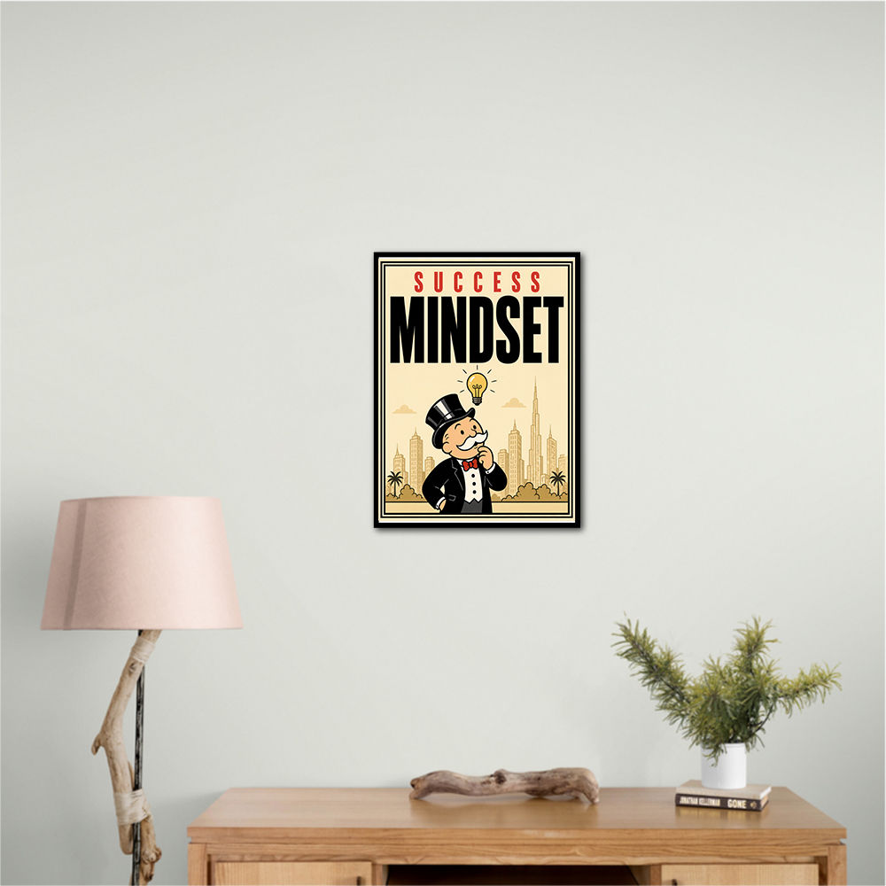 Success Mindset – Idea & Growth Motivational Wall Art