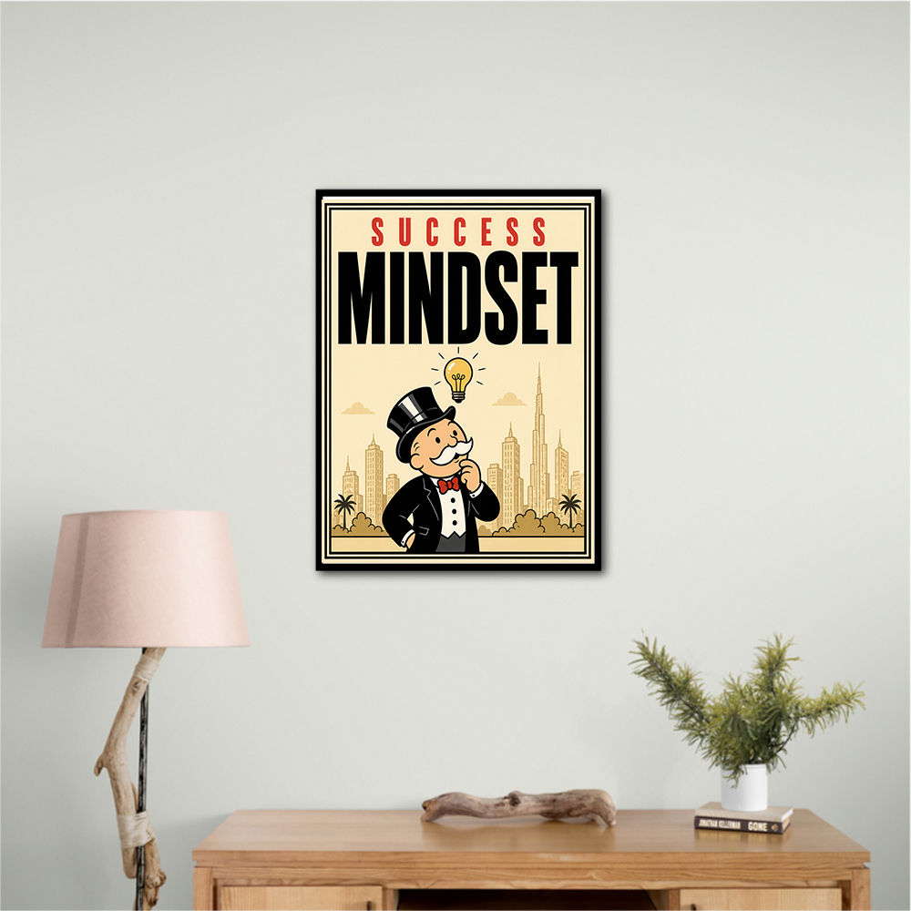 Success Mindset – Idea & Growth Motivational Wall Art