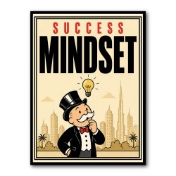 Success Mindset – Idea & Growth Motivational Wall Art