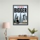 Think Bigger – Dubai Ambition Motivational Art