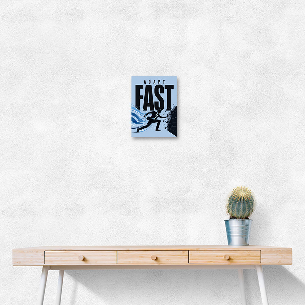 Adapt Fast – Break Barriers Success Poster