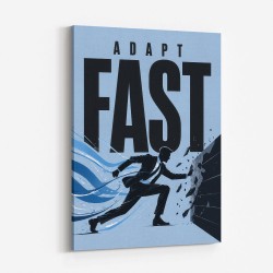 Adapt Fast – Break Barriers Success Poster