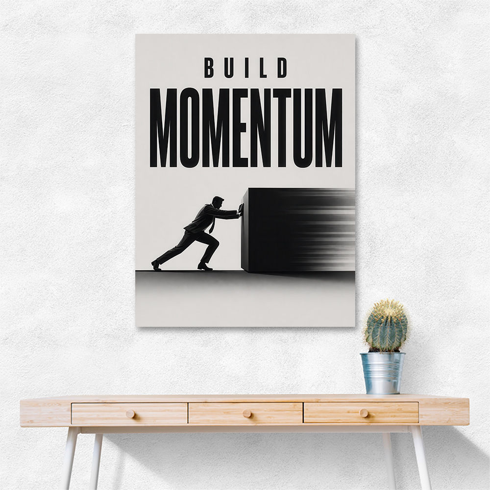 Build Momentum – Business Drive Wall Art 