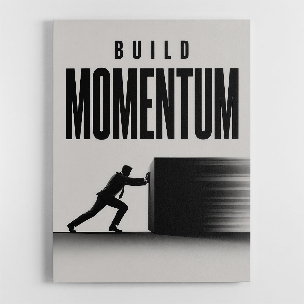 Build Momentum – Business Drive Wall Art 