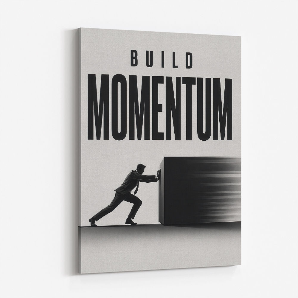 Build Momentum – Business Drive Wall Art 