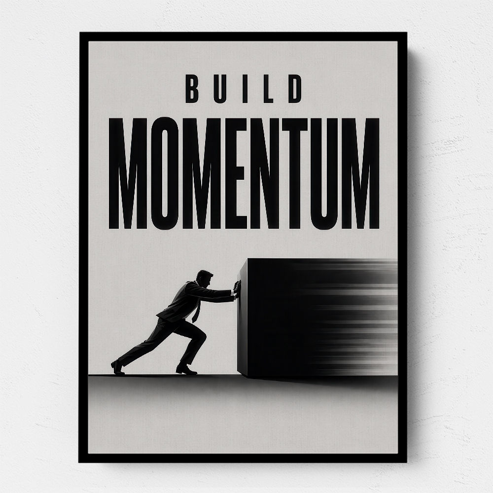 Build Momentum – Business Drive Wall Art 