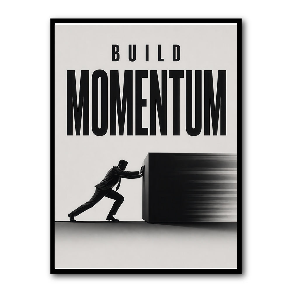 Build Momentum – Business Drive Wall Art 