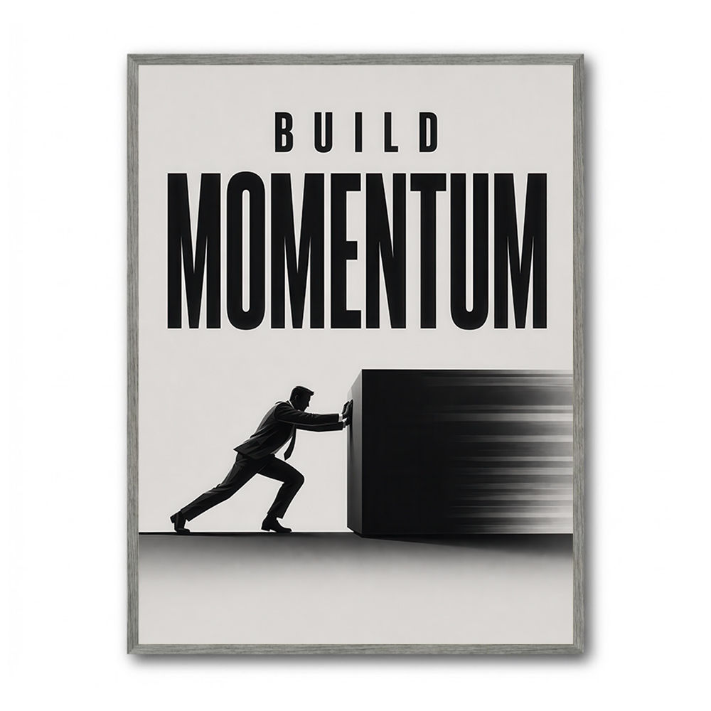 Build Momentum – Business Drive Wall Art 