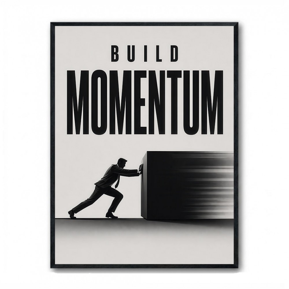 Build Momentum – Business Drive Wall Art 