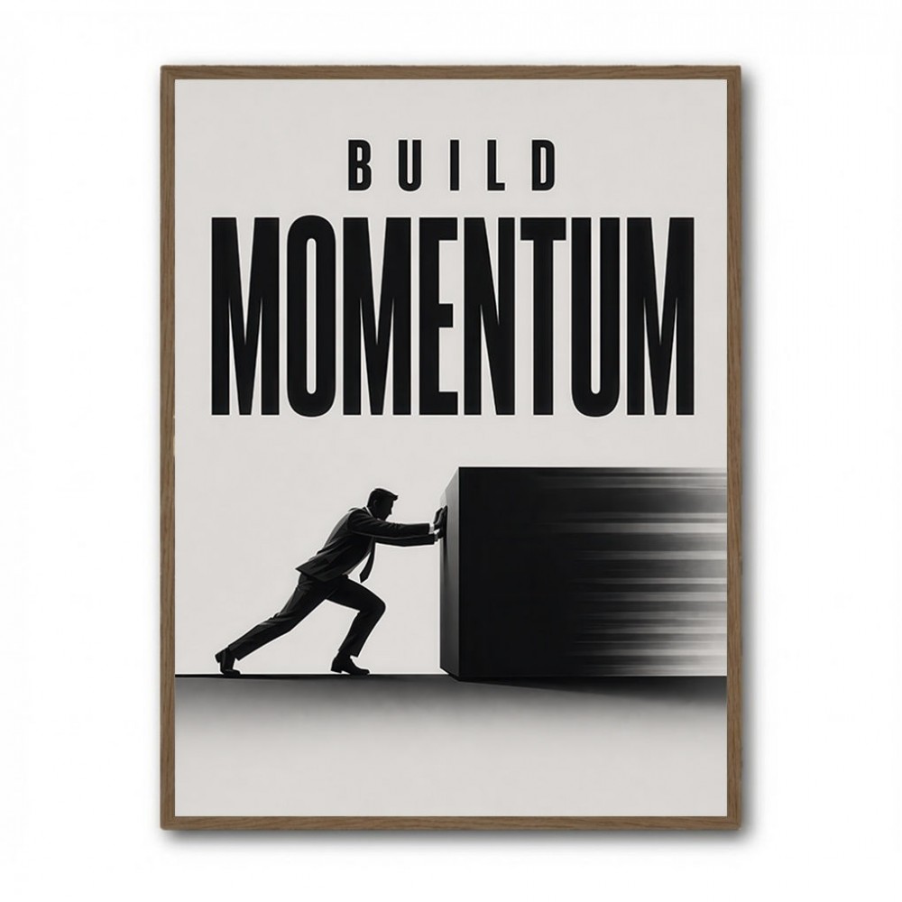 Build Momentum – Business Drive Wall Art 