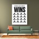 Consistency Wins – Discipline Grid Wall Art 