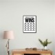 Consistency Wins – Discipline Grid Wall Art 