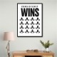Consistency Wins – Discipline Grid Wall Art 