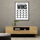Consistency Wins – Discipline Grid Wall Art 