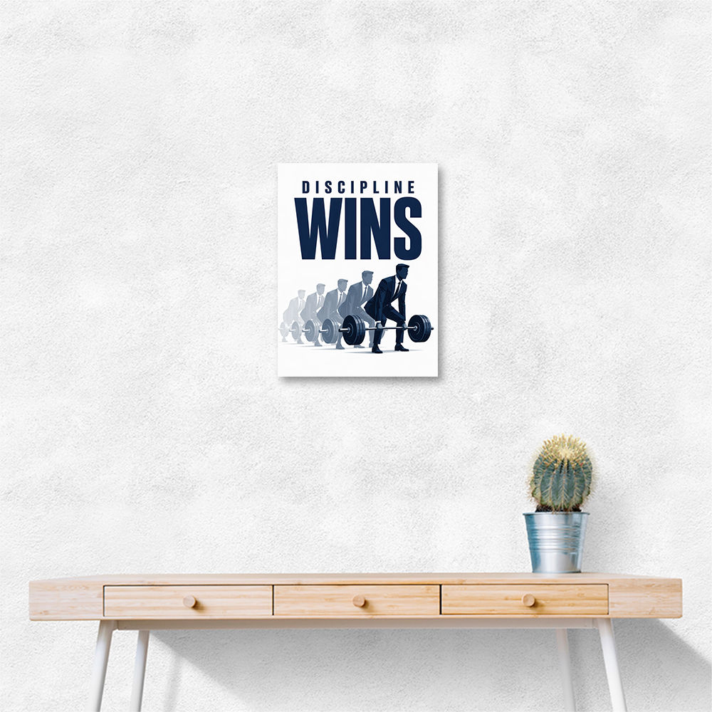 Discipline Wins – Progression Strength Artwork 